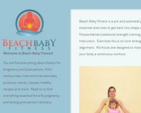 Beach Baby Fitness entry by Jony