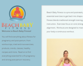 Beach Baby Fitness entry by Jony
