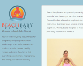 Beach Baby Fitness entry by Jony