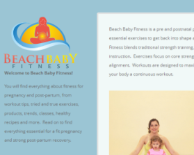 Beach Baby Fitness entry by Jony