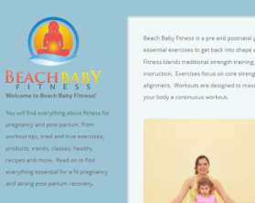 Beach Baby Fitness entry by Jony