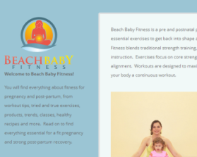 Beach Baby Fitness entry by Jony