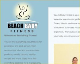 Beach Baby Fitness entry by an anonymous creative