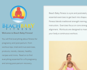 Beach Baby Fitness entry by Jony