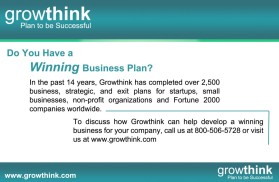 Growthink entry by sbegley