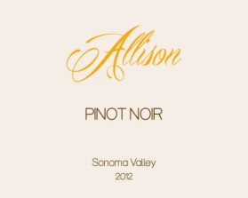 Allison, Pinot Noir, Sonoma Valley 2012 entry by civilizacia