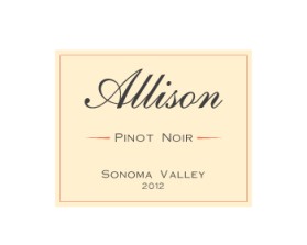 Allison, Pinot Noir, Sonoma Valley 2012 entry by airish.designs