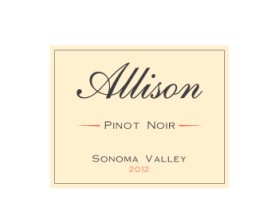 Allison, Pinot Noir, Sonoma Valley 2012 entry by airish.designs