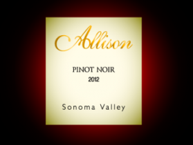 Allison, Pinot Noir, Sonoma Valley 2012 entry by cryss17