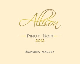 Allison, Pinot Noir, Sonoma Valley 2012 entry by airish.designs