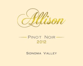 Allison, Pinot Noir, Sonoma Valley 2012 entry by airish.designs