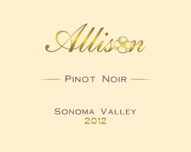 Allison, Pinot Noir, Sonoma Valley 2012 entry by airish.designs