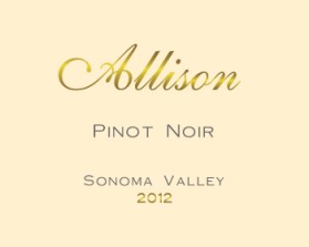 Allison, Pinot Noir, Sonoma Valley 2012 entry by airish.designs