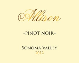 Allison, Pinot Noir, Sonoma Valley 2012 entry by civilizacia