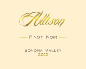 Allison, Pinot Noir, Sonoma Valley 2012 entry by airish.designs