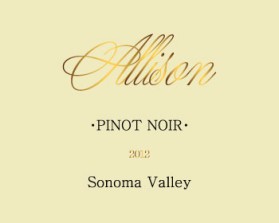 Allison, Pinot Noir, Sonoma Valley 2012 entry by civilizacia