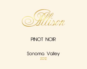 Allison, Pinot Noir, Sonoma Valley 2012 entry by civilizacia