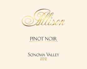 Allison, Pinot Noir, Sonoma Valley 2012 entry by civilizacia