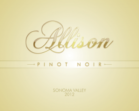 Allison, Pinot Noir, Sonoma Valley 2012 entry by GreenEyesAnthony