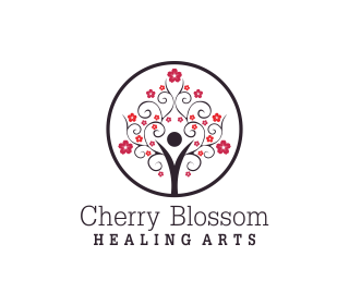 Logo Design for Cherry Blossom Healing Arts, cherryblossomhealingarts.com