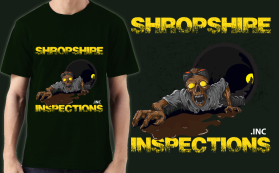 T-Shirt Design entry 725905 submitted by room168 to the T-Shirt Design for Shropshire Inspections Inc. run by Russell