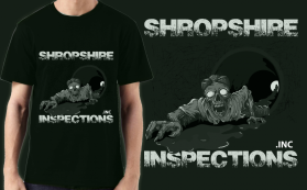 T-Shirt Design entry 725906 submitted by room168 to the T-Shirt Design for Shropshire Inspections Inc. run by Russell