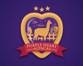 Purple Heart Alpacas entry by slickrick