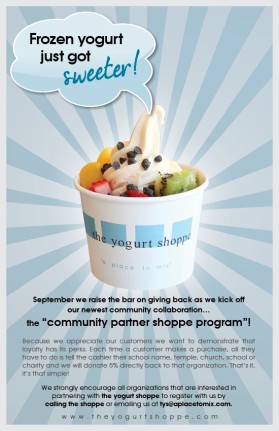 the yogurt shoppe (www.theyogurtshoppe.com) entry by Mitchkey