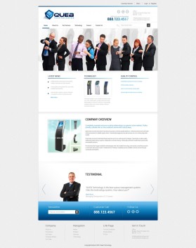 Queb Technologies entry by pillardesignstudio