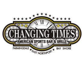 Winning entry: Changing Times American Sports Bar &amp; Grille entry by shabrinart2