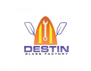 Logo Design entry 774658 submitted by rSo to the Logo Design for Destin Glass Factory run by destinPaddler