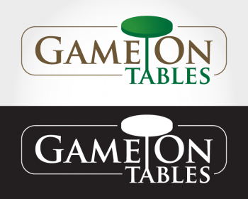 Logo Design for Game On! Tables