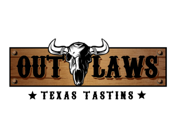 Logo Design for OUTLAWS TEXAS TASTINS'