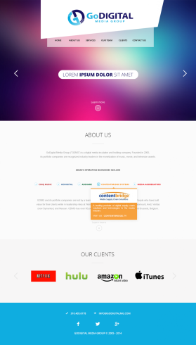 GoDigital Media Group entry by motiffmedia