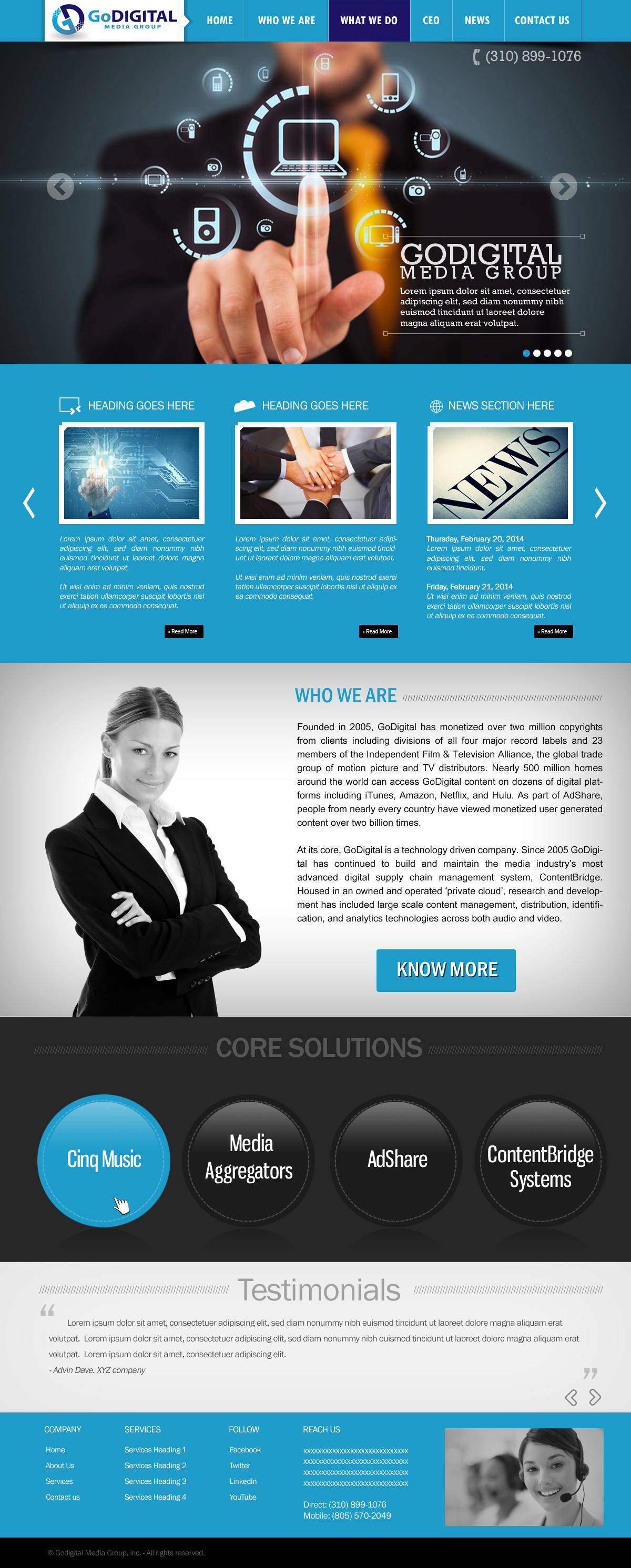 winning Web Design entry by webwinner