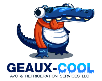 Logo Design for GEAUX-COOL A/C & REFRIGERATION SERVICES LLC