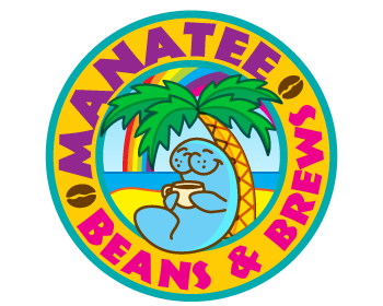 Logo Design for Manatee Brews and Beans