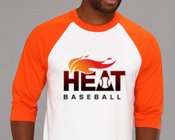 Logo Design for SA Heat Baseball