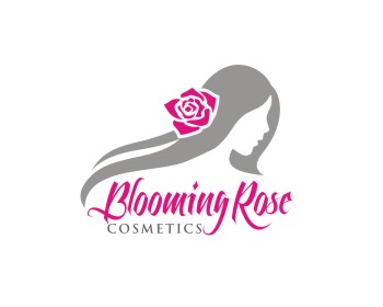 Logo Design for Blooming Rose Cosmetics