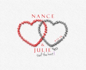 Wedding logo entry by jewelsjoy
