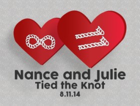 Wedding logo entry by ahillonis