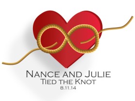 Wedding logo entry by ahillonis