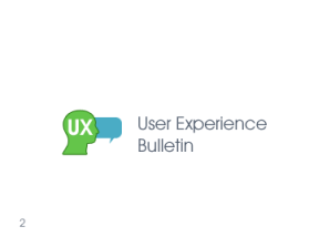 User Experience Bulletin entry by neilfurry