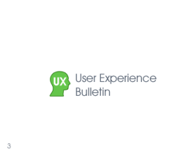 User Experience Bulletin entry by neilfurry