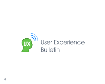 Logo Design for User Experience Bulletin