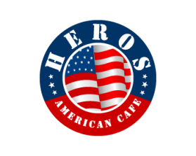 Heros American Cafe entry by dsdezign