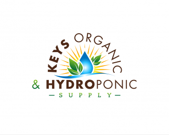 Logo Design for Keys Organic &amp; Hydroponic Supply