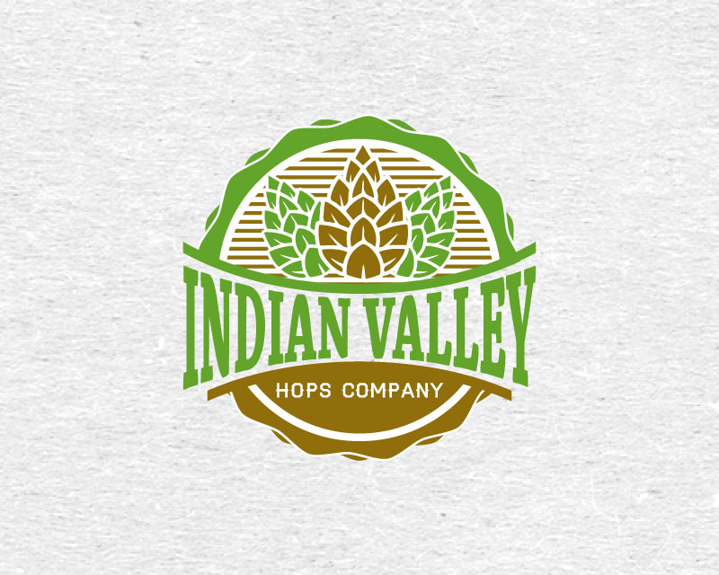 Logo Design for Indian Valley Hops Company