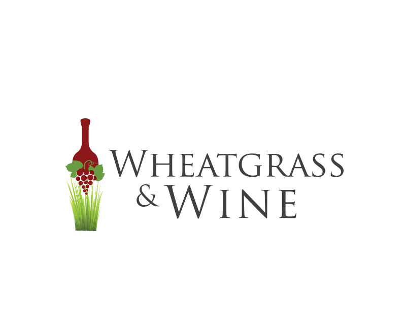 Logo Design for Wheatgrass & Wine