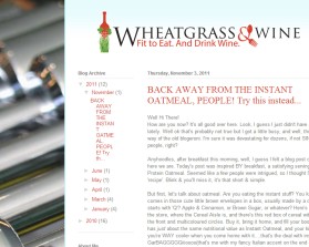 Wheatgrass &amp; Wine entry by jonny2quest
